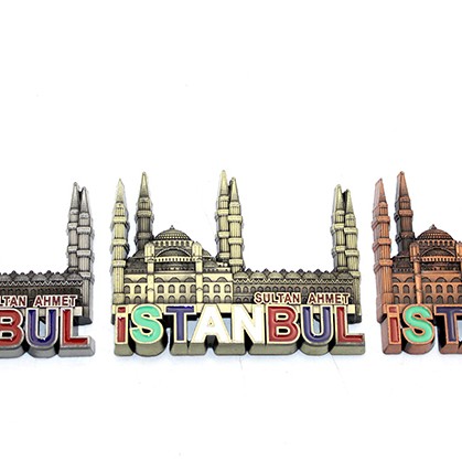 İstanbul Temalı Metal Magnet Model 5 