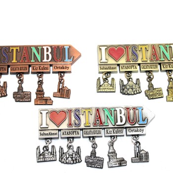 İstanbul Temalı Metal Magnet Model 7 