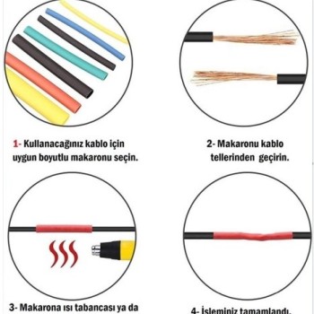 Kablo Koruyucu Makaron Seti 560 Parça