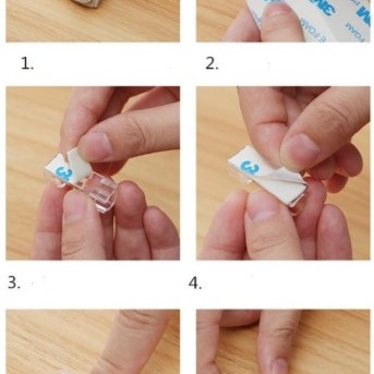 Kablo Sabitleyici Klips Seti 20 Adet 