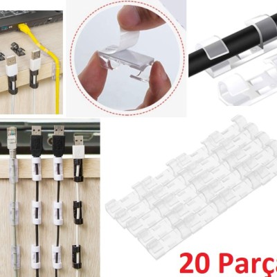 Kablo Sabitleyici Klips Seti 20 Adet 