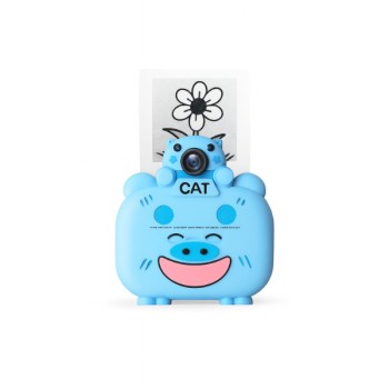 Kameralı Fotoğraf Yazıcısı Mavi Renk 