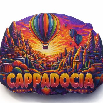 Kapadokya Temalı Silikon Buzdolabı Magneti Model 2