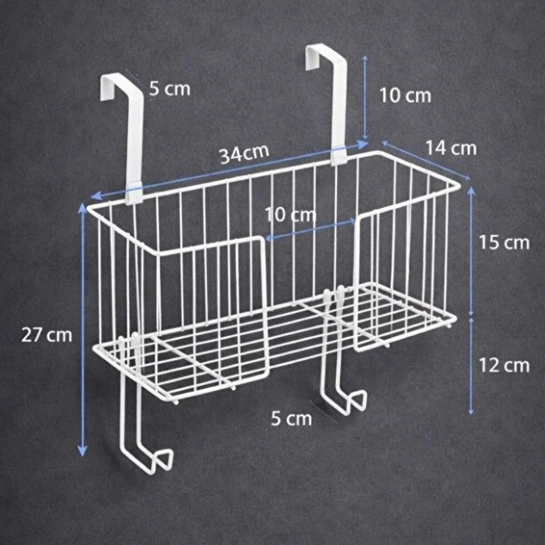 Kapı Arkası Ütü ve Ütü Masası Askısı Organizer 