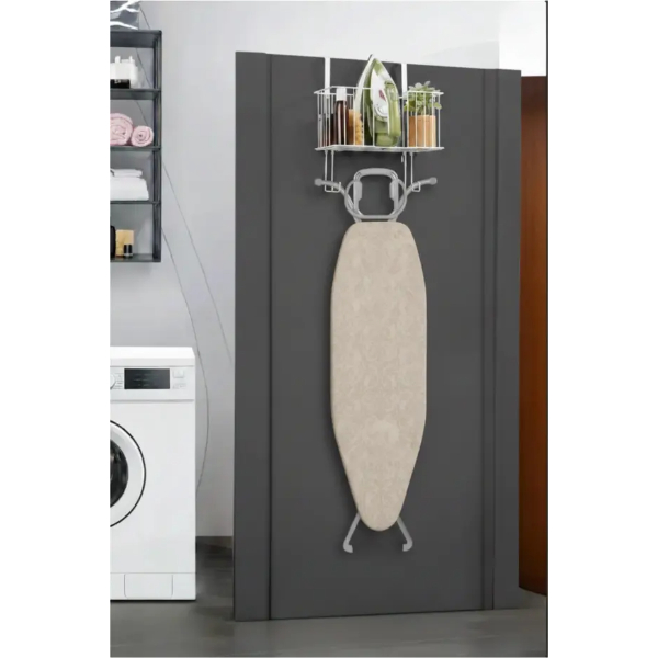 Kapı Arkası Ütü ve Ütü Masası Askısı Organizer 