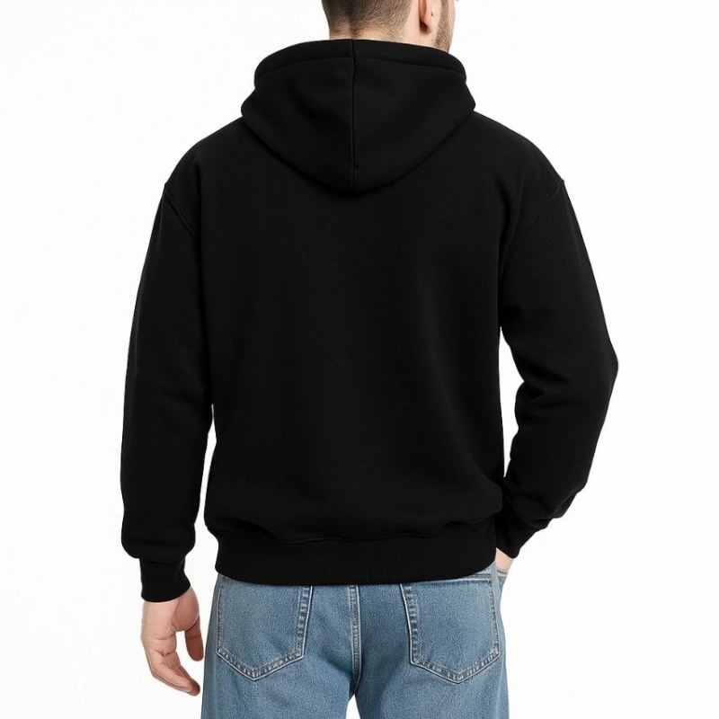 - Kapüşonlu Sweatshirt  Hoodie Siyah