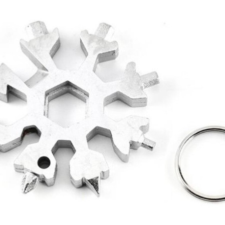 Kar Tanesi Çok Amaçlı Anahtarlık Açacak