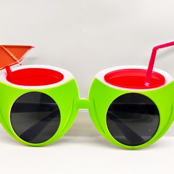 Karpuz Şekilli Tropikal Hawaii Gözlüğü