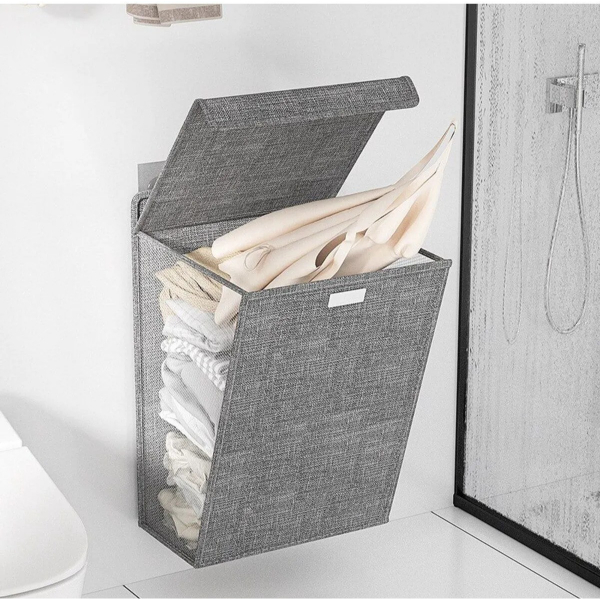 Katlanabilir Asılabilir Kirli Çamaşır Sepeti 