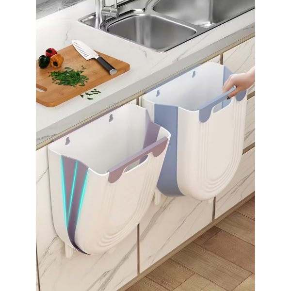 Katlanabilir Mutfak Çöp Kovası Torba Hazneli