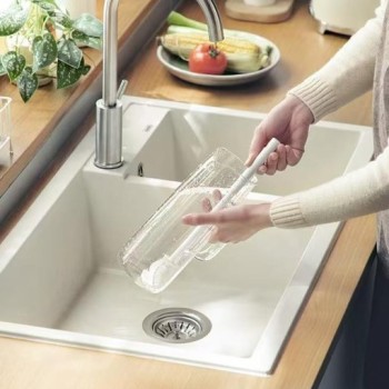 Kavanoz ve Biberon Yıkama Fırçası Silikon