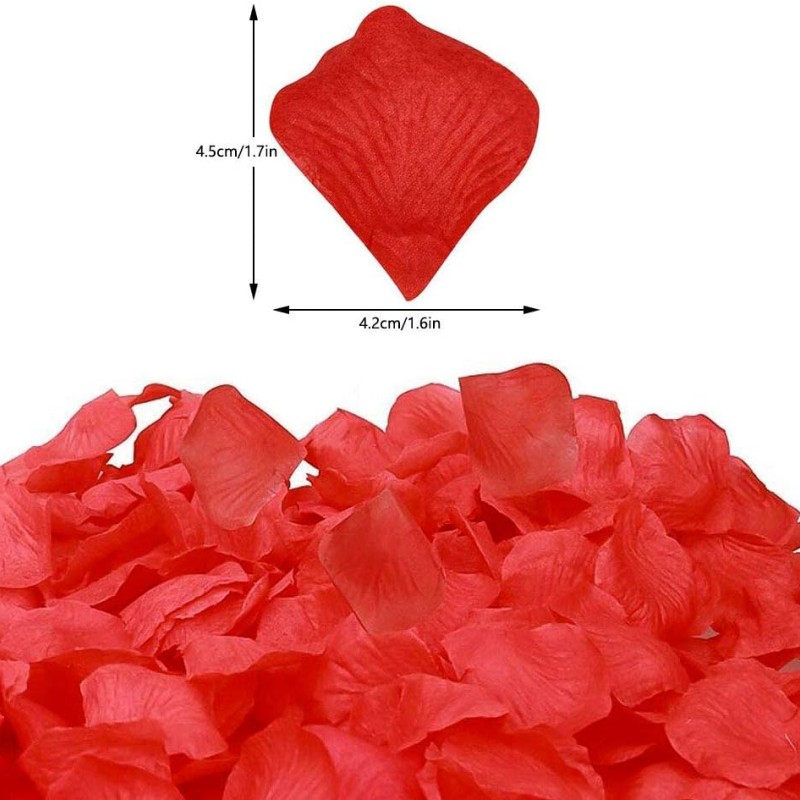 Kırmızı Renk Gül Yaprağı – 1 Paket 100 Adet