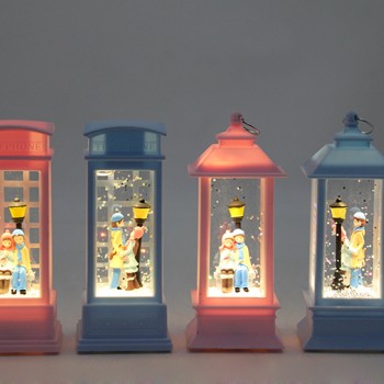 Kış Masalı Işıklı Kar Küresi 