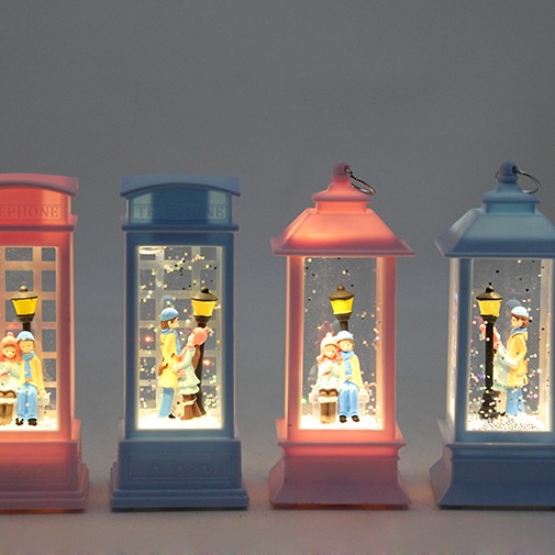 Kış Masalı Işıklı Kar Küresi 