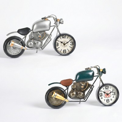 Klasik Motor Tasarımlı Masaüstü Saat 