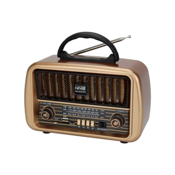 Klasik Taşınabilir Model Nostaljik Radyo 