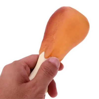 Köpekler İçin Sesli Oyuncak Tavuk Butu