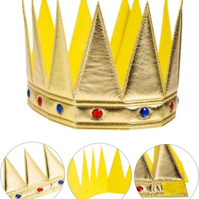 Kral Kraliyet Tacı Yetişkin Çocuk Uyumlu
