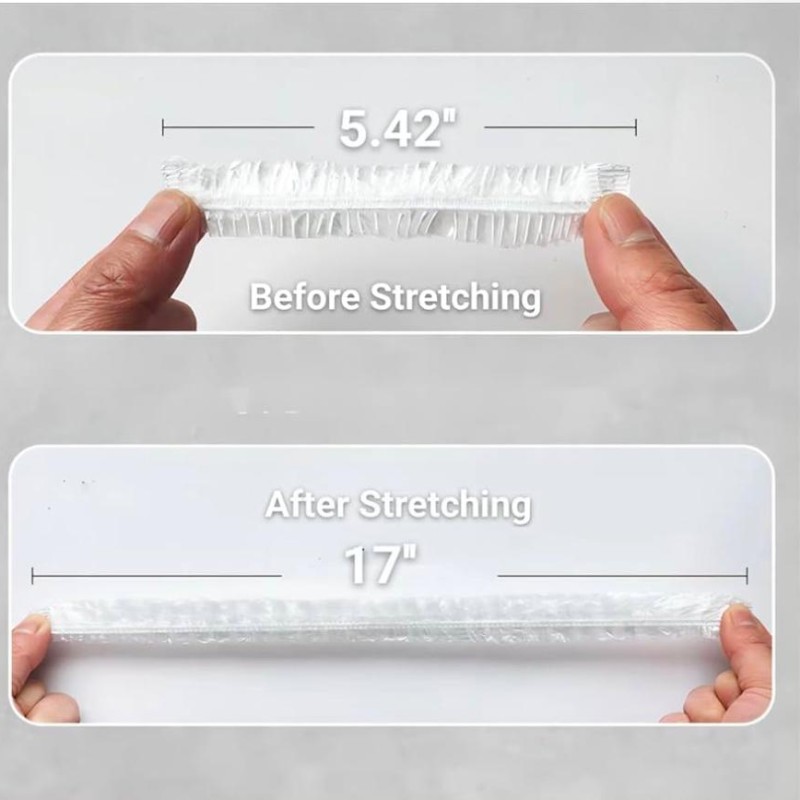 Lastikli Tencere Ve Tabak Bonesi 100 Adet (20cm) 