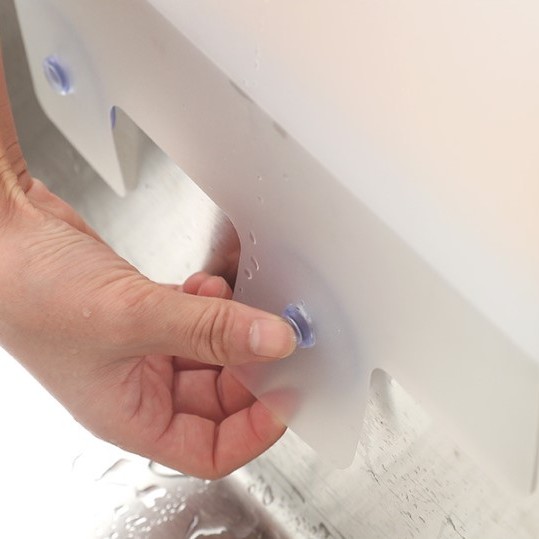 Lavabo ve Ocak Sıçrama Önleyici Vantuzlu Kalkan