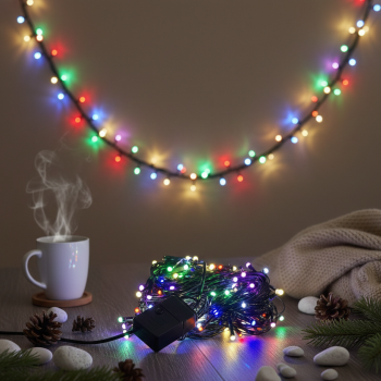 LED Damla Uçlu RGB Dekoratif Işık 10 Metre 100 