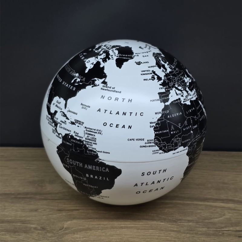 LED Işıklı 360 Derece Dönen Dünya Küresi