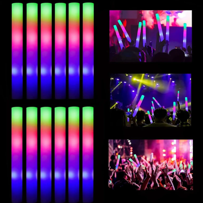 Led Işıklı Rengarenk Sünger Parti Çubuk