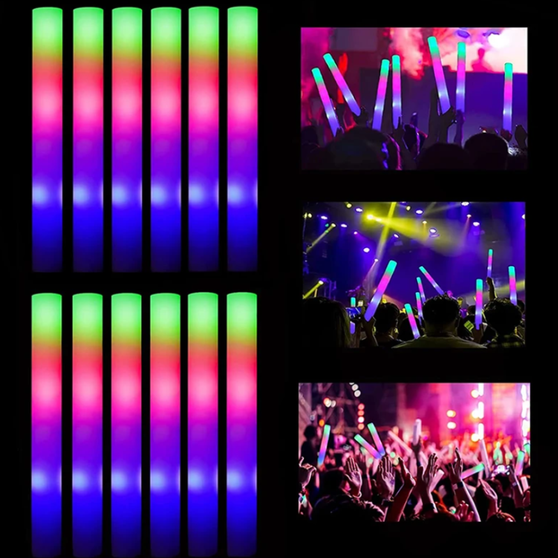 Led Işıklı Rengarenk Sünger Parti Çubuk