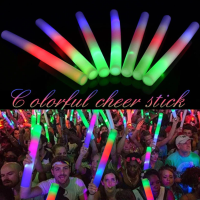 Led Işıklı Rengarenk Sünger Parti Çubuk