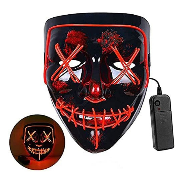 LED Işıklı Turuncu Maske 