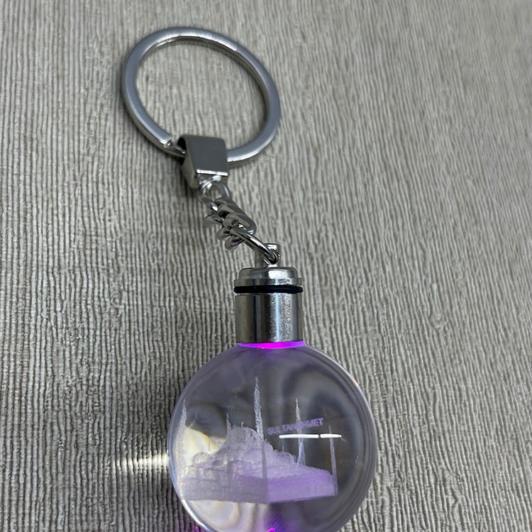 Ledli Sultanahmet Tasarımı Kristal Anahtarlık 