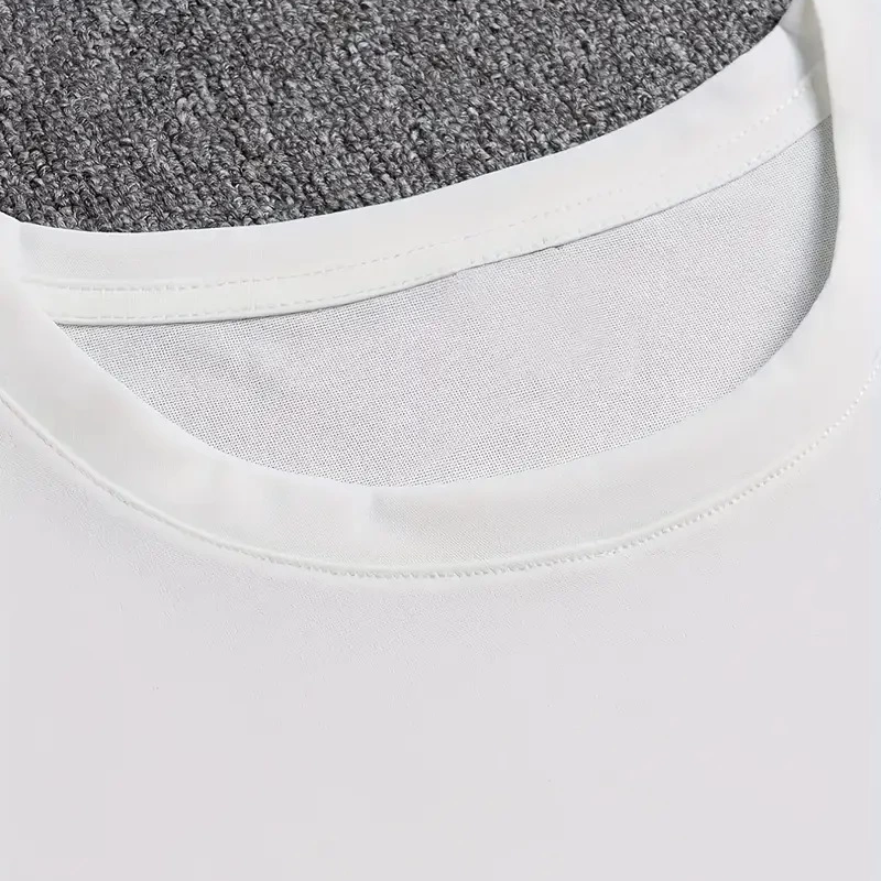 ler için Ön Arka Baskılı PERFECTLY günlük Kısa Kol tişört - Beyaz -