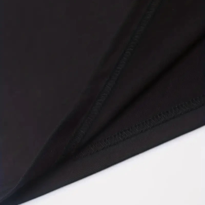 ler için Ön Arka Baskılı PERFECTLY günlük Kısa Kol tişört - Siyah -