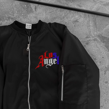 Los Angeles Siyah Bomber Mont –  -