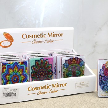 Mandala Desenli Hareketli Sulu El Aynası - Model 2