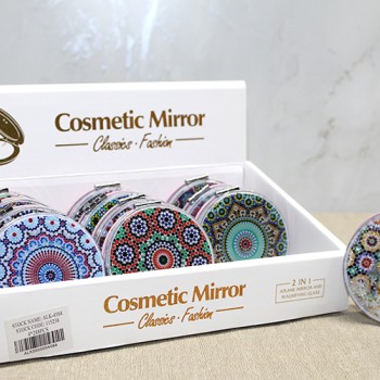 Mandala Desenli Hareketli Sulu El Aynası - Model 3