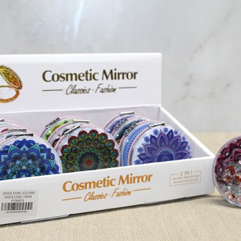 Mandala Desenli Hareketli Sulu El Aynası - Model 6