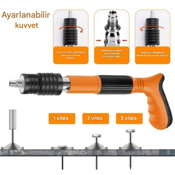 Manuel Çivi Tabancası 