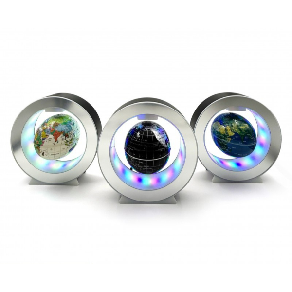 Manyetik Küçük Boy Yuvarlak Ledli Dünya Küre