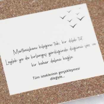 Marteniçka Bileklik 2'li Kırlangıç ve Nazarlı Model