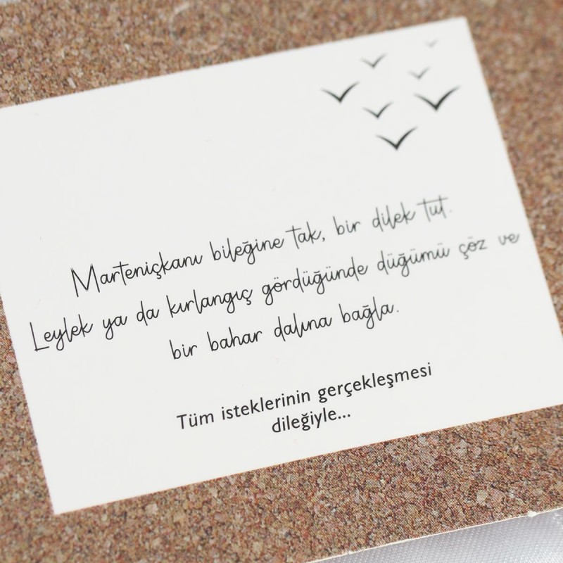 Marteniçka Bileklik 2'li Kırlangıç ve Nazarlı Model