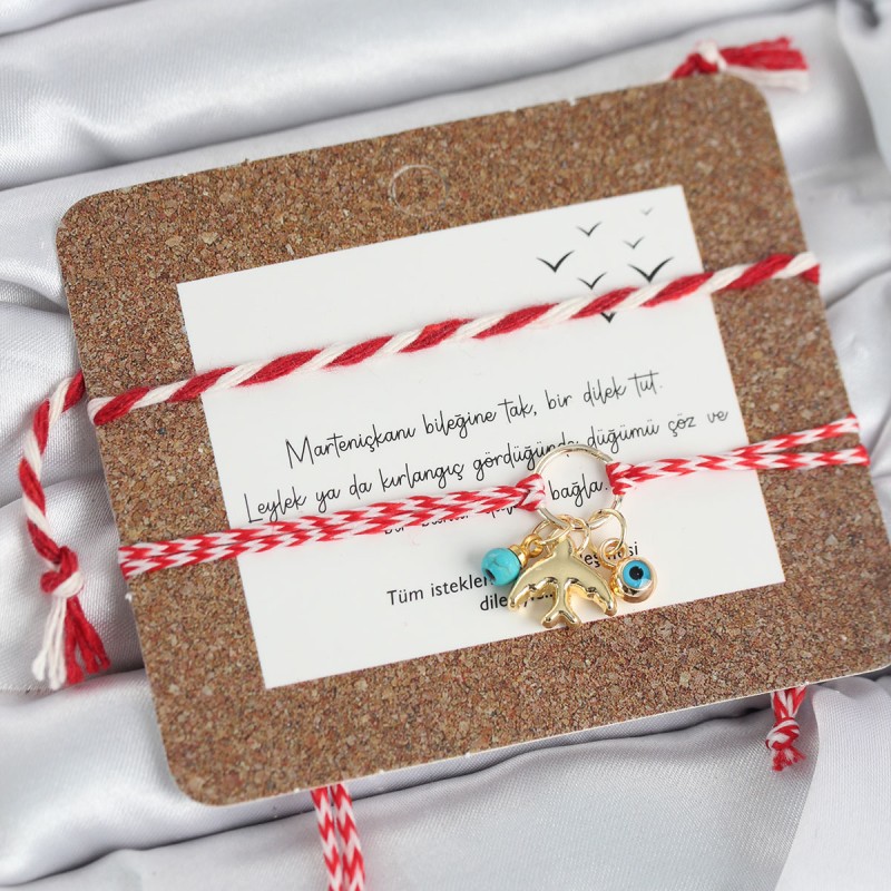 Marteniçka Bileklik 2'li Kırlangıç ve Nazarlı Model