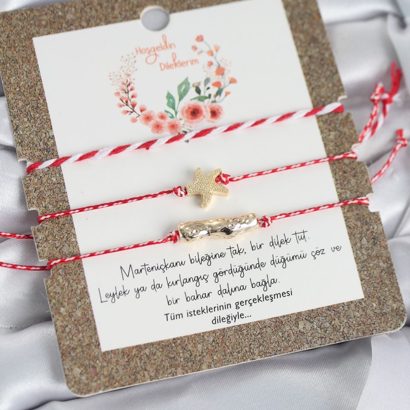 Marteniçka Bileklik 3'lü Deniz Yıldızı Model