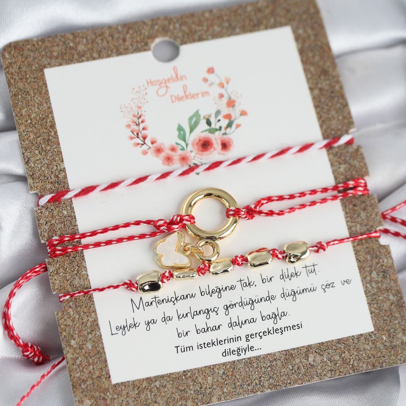 Marteniçka Bileklik 3'lü Kelebekli Model