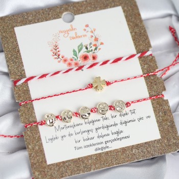 Marteniçka Bileklik 3'lü Yonca Model