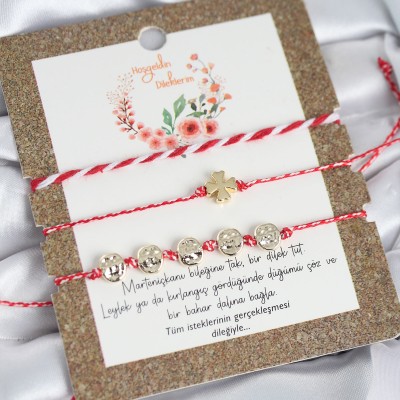 Marteniçka Bileklik 3'lü Yonca Model