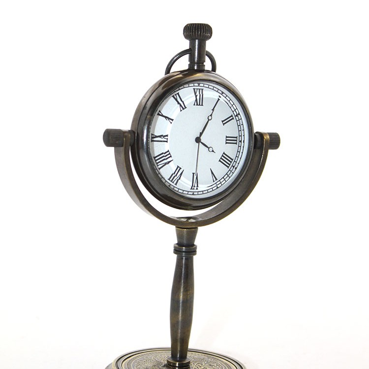 Masa Üstü Pirinç Saat Model 1 