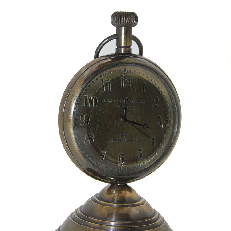 Masa Üstü Pirinç Saat Model 3