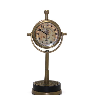 Masa Üstü Pirinç Saat Model 4