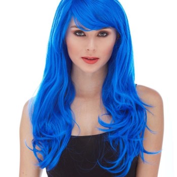 Mavi Renk Parti Peruğu